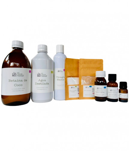 kit formulación detergente quitamanchas