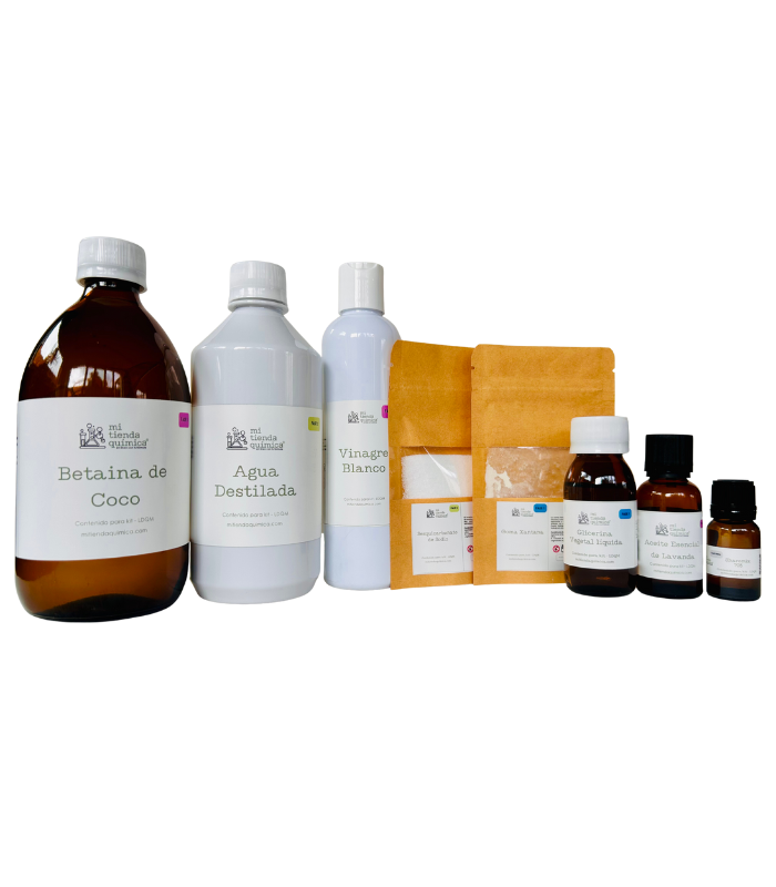 kit formulación detergente quitamanchas