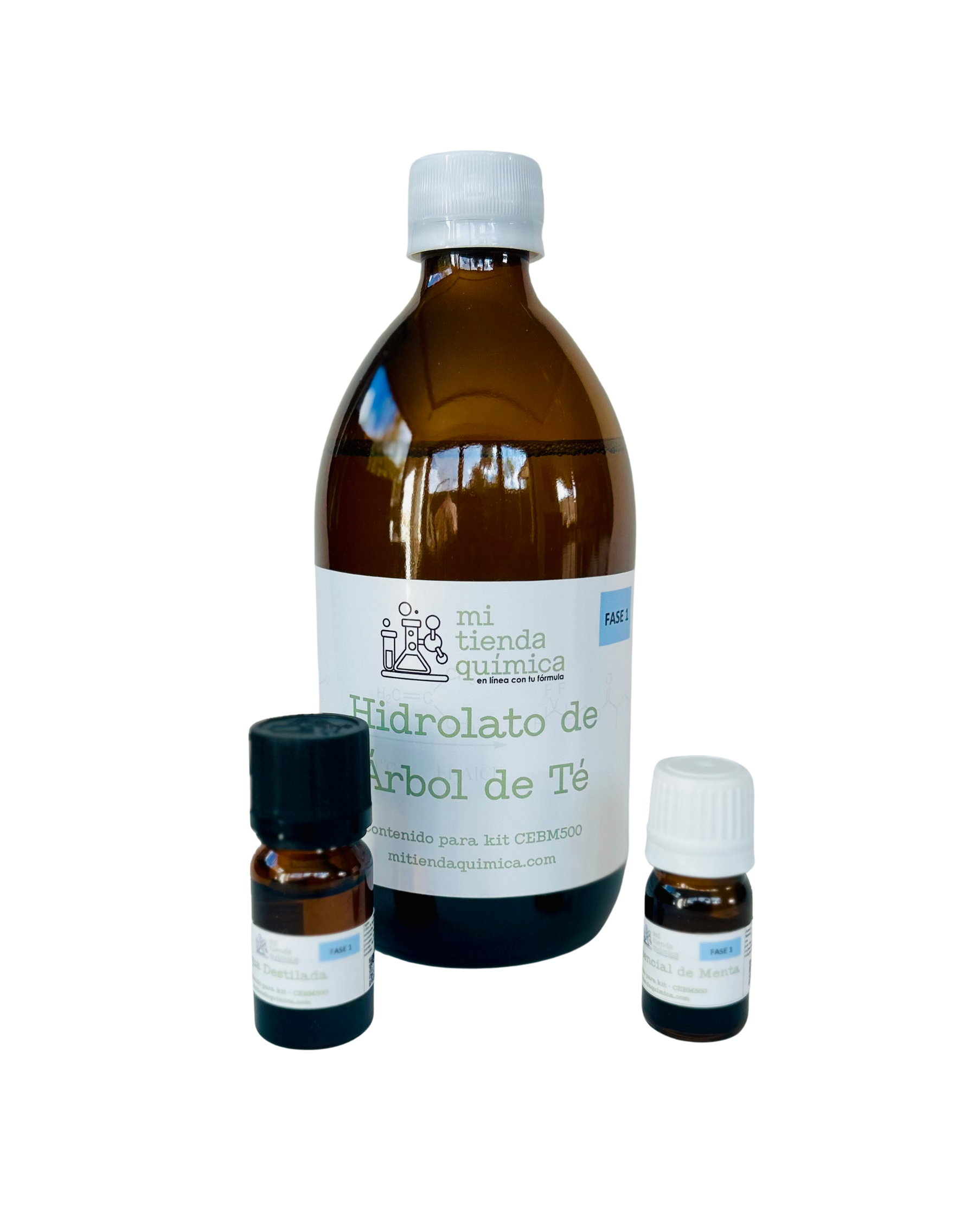 Ingredientes fase 1 enjuague bucal concentrado de menta